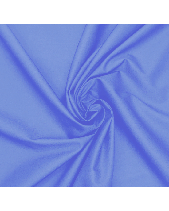 Tecido Tricoline Silky Lisa cor - 4230 (Azul Italiano)